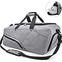 Los mejores  - Bolsa de Deporte Hombre Bolsas Gimnasio Mujer de Grande Viaje Impermeable con Compartimento para Zapatos Bolsos…